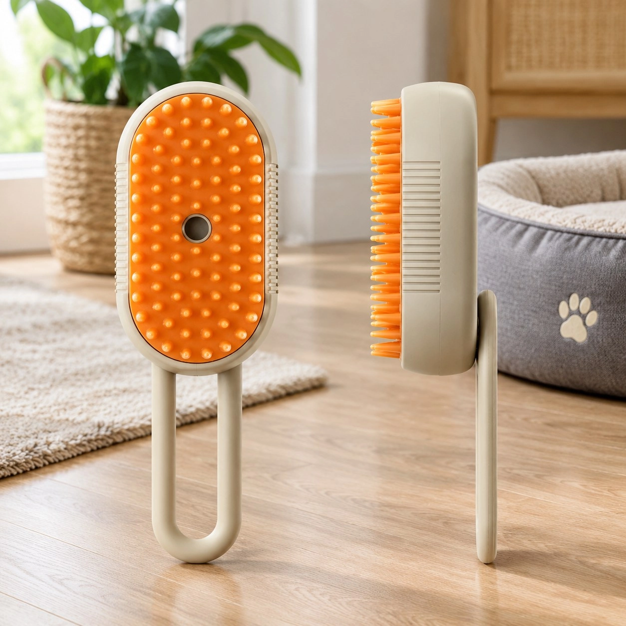 Tm Brosse à vapeur rechargeable 3-en-1 pour chats et chiens — Toilettage