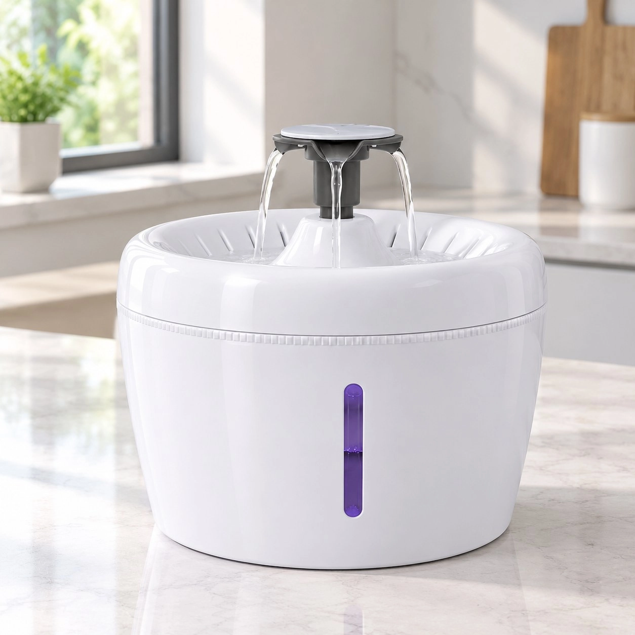 Can Fontaine à eau automatique pour chat — Gamelles, distributeurs et fontaines
