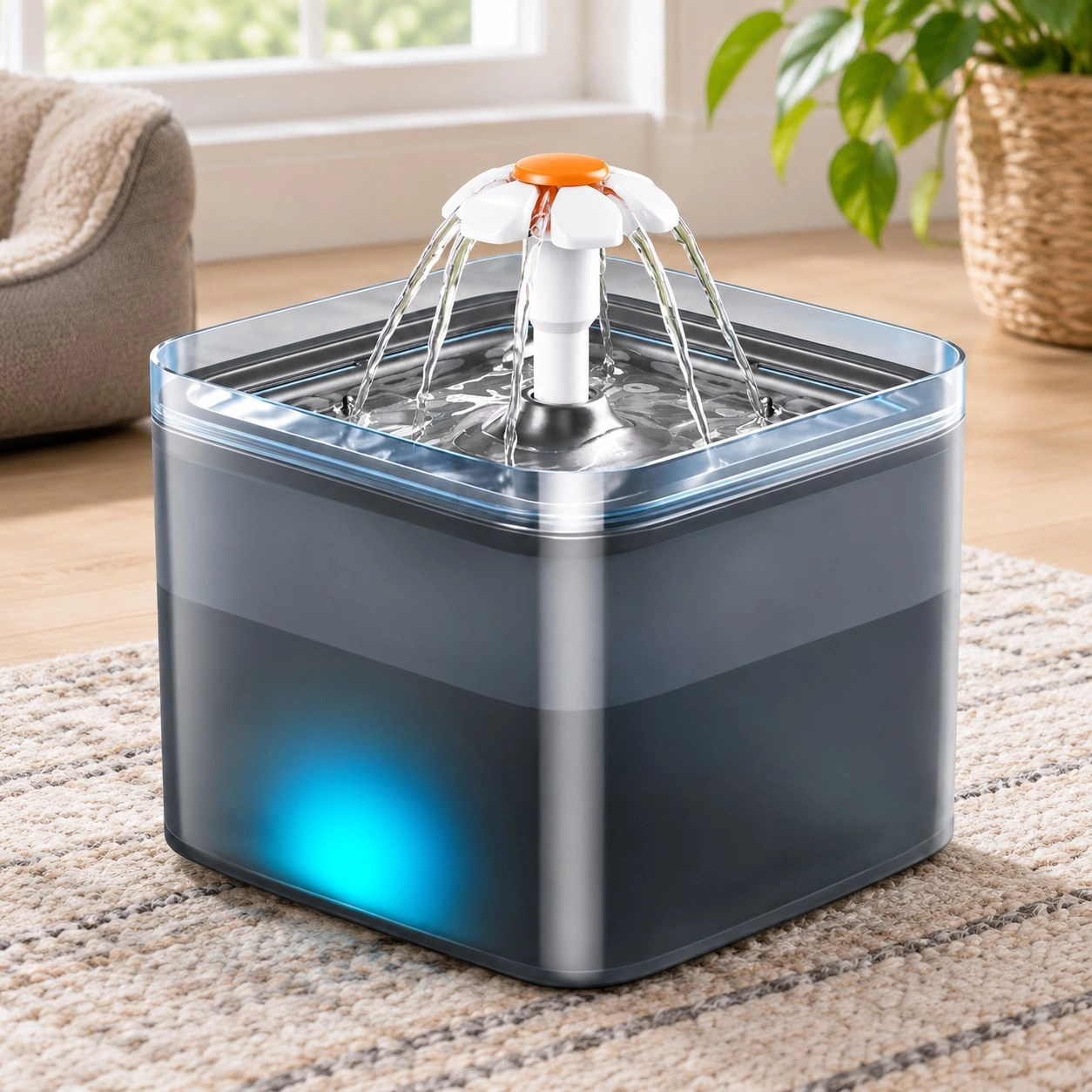 Oba Fontaine à eau automatique pour chat — Gamelles, distributeurs et fontaines