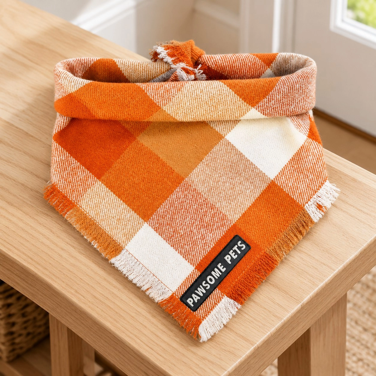 Bandana - Pumpkin — Bandanas, bows and coats