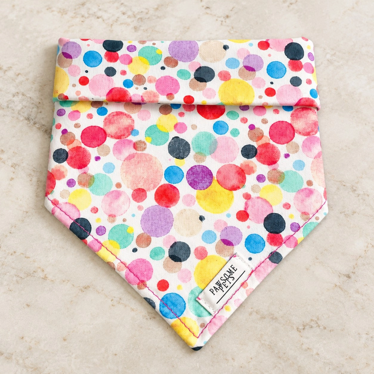 Pawsome Pets New York Bandana - Rainbow bubble — Vêtements pour chiens