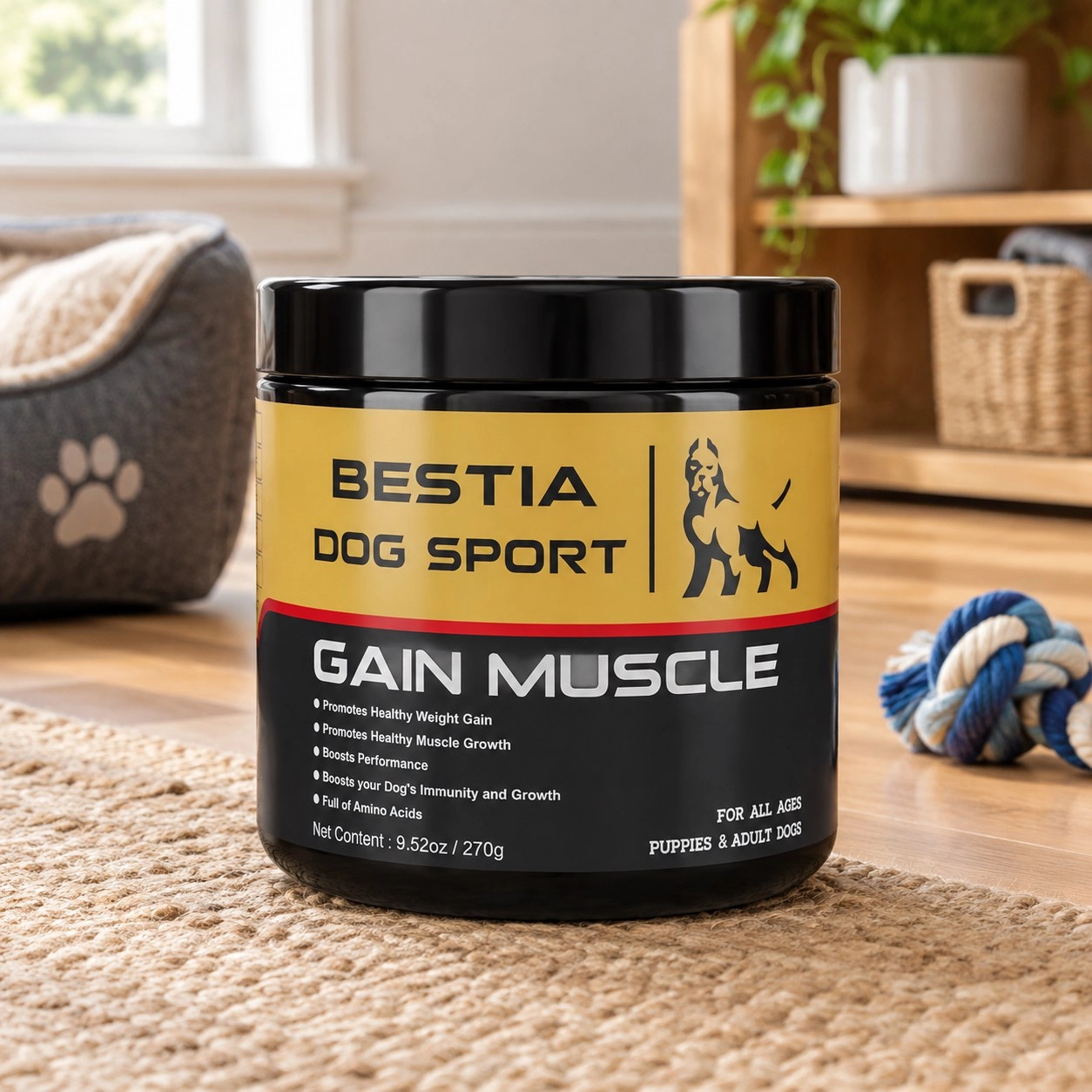 Bestia Collars Complément alimentaire pour chien BDS Gain de muscle
