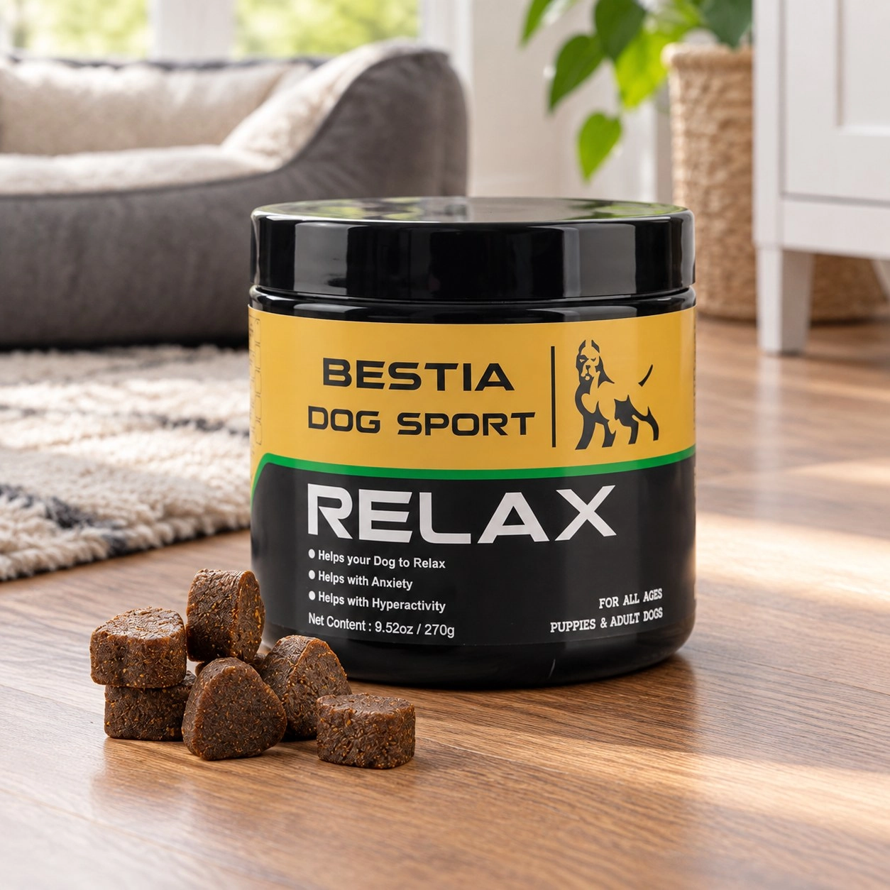 Bestia Collars Complément alimentaire pour chien BDS Relax