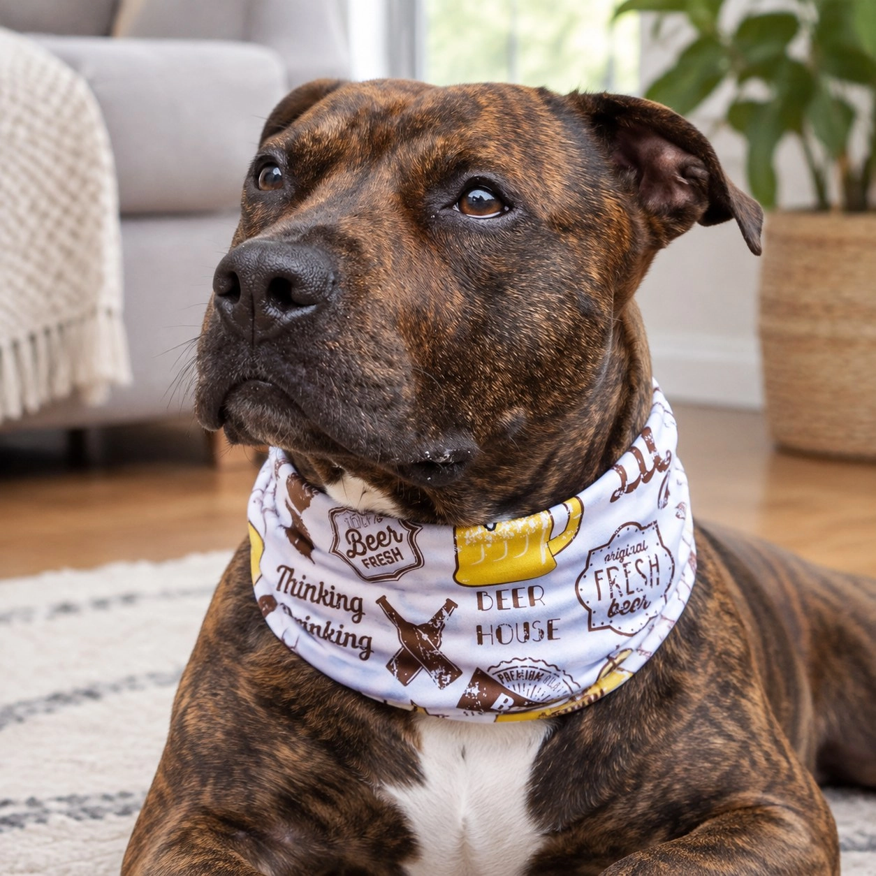 Pup Scruffs Tour de cou pour chien Beer Buddy — Vêtements pour chiens