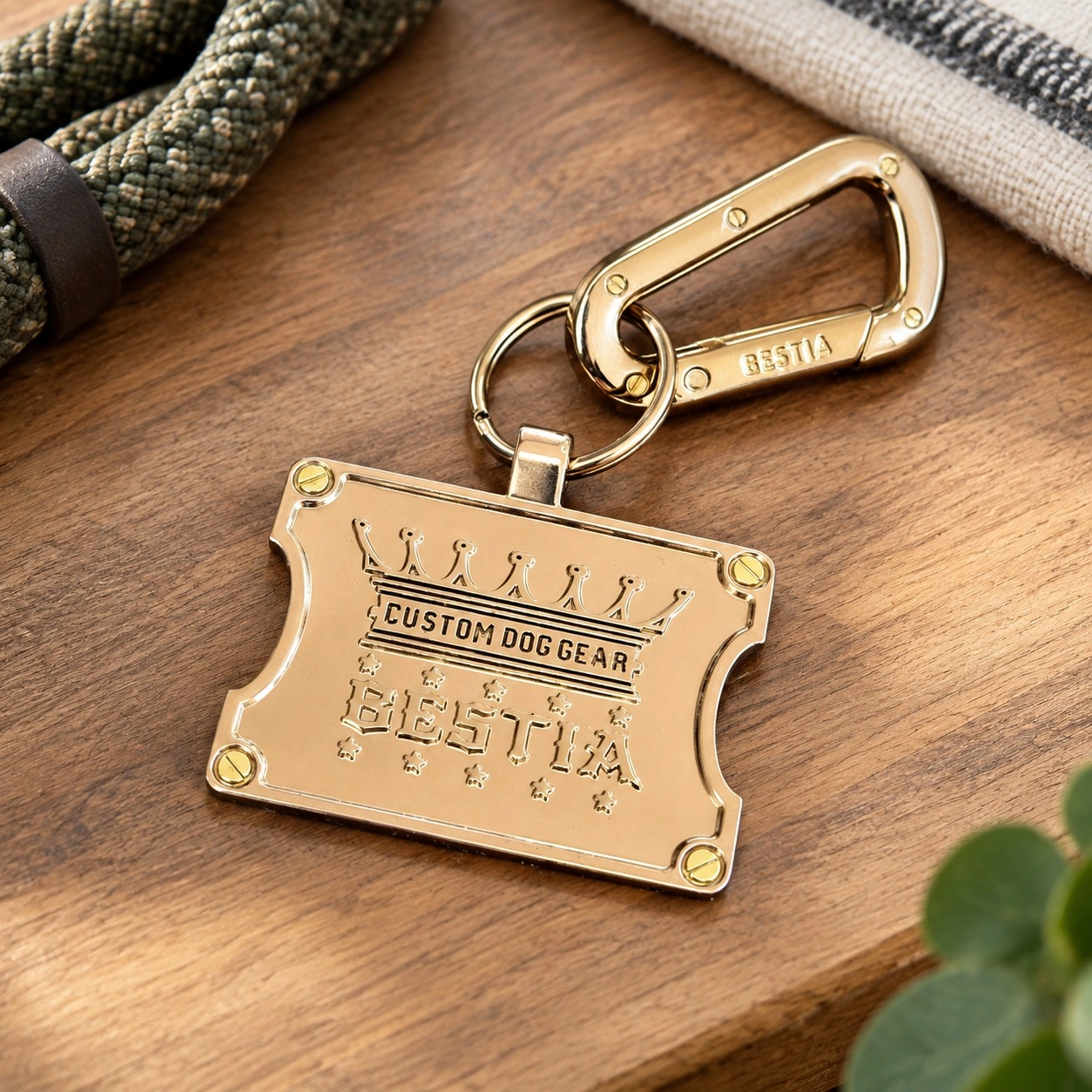 Bestia QR Dog ID Tag — Colliers, laisses et harnais