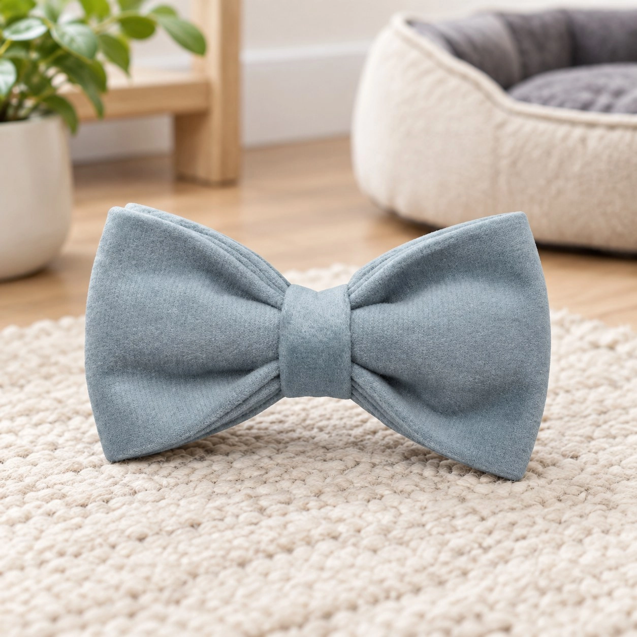 Pawsome Pets New York Nœud papillon - Gris bleu — Vêtements pour chiens