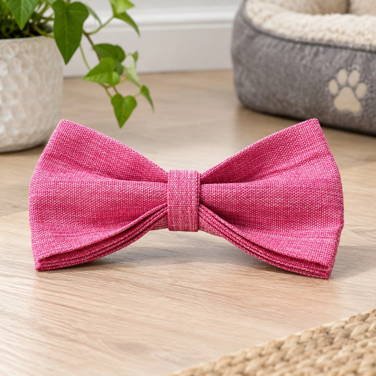 Pawsome Pets New York Nœud papillon - Rose foncé — Vêtements pour chiens