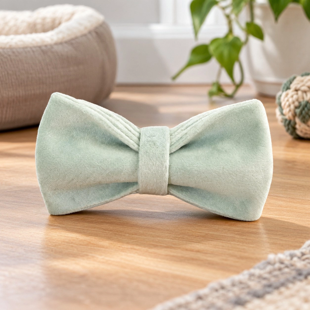 Pawsome Pets New York Nœud papillon - Vert pois clair — Vêtements pour chiens