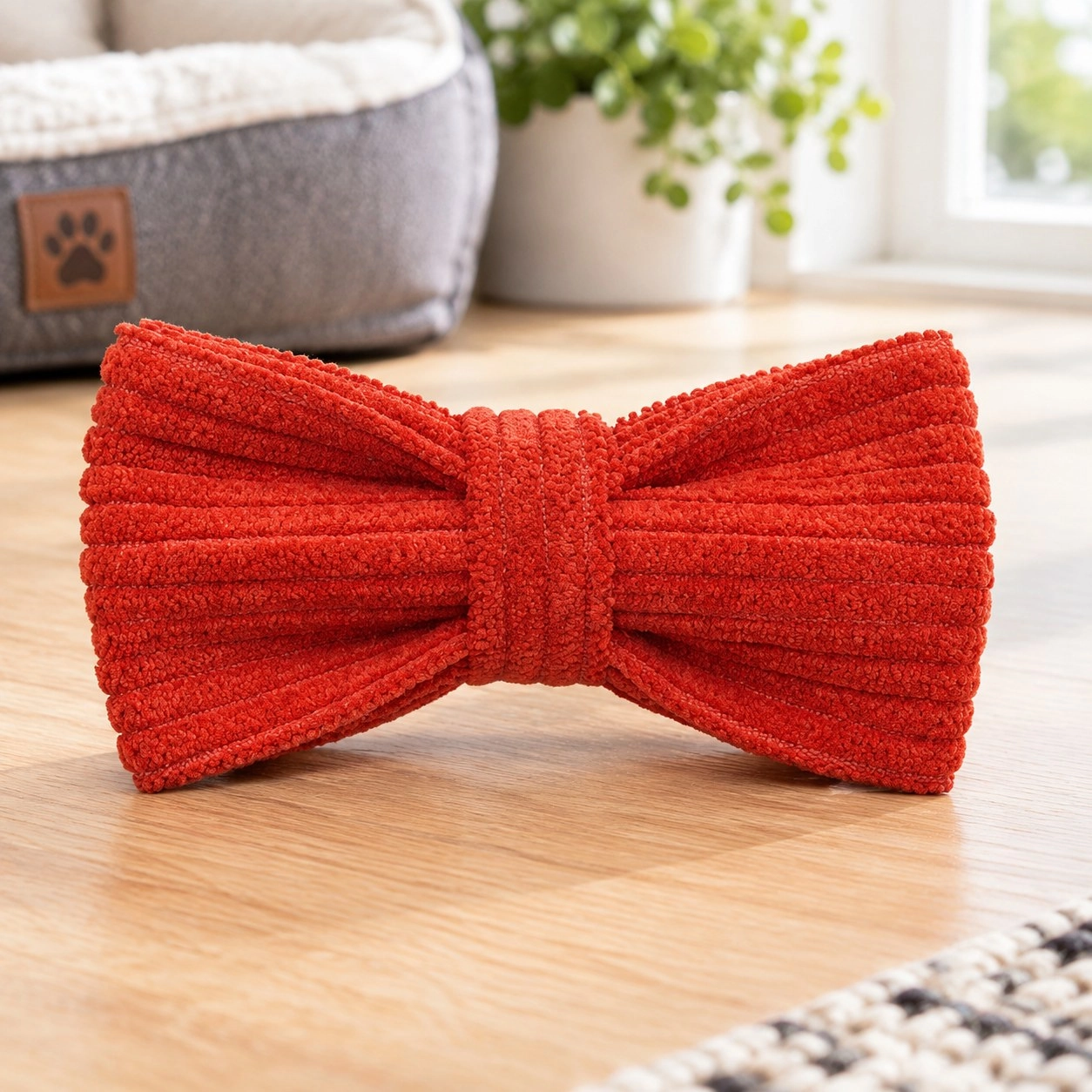 Pawsome Pets New York Nœud papillon - Orange rouge — Vêtements pour chiens