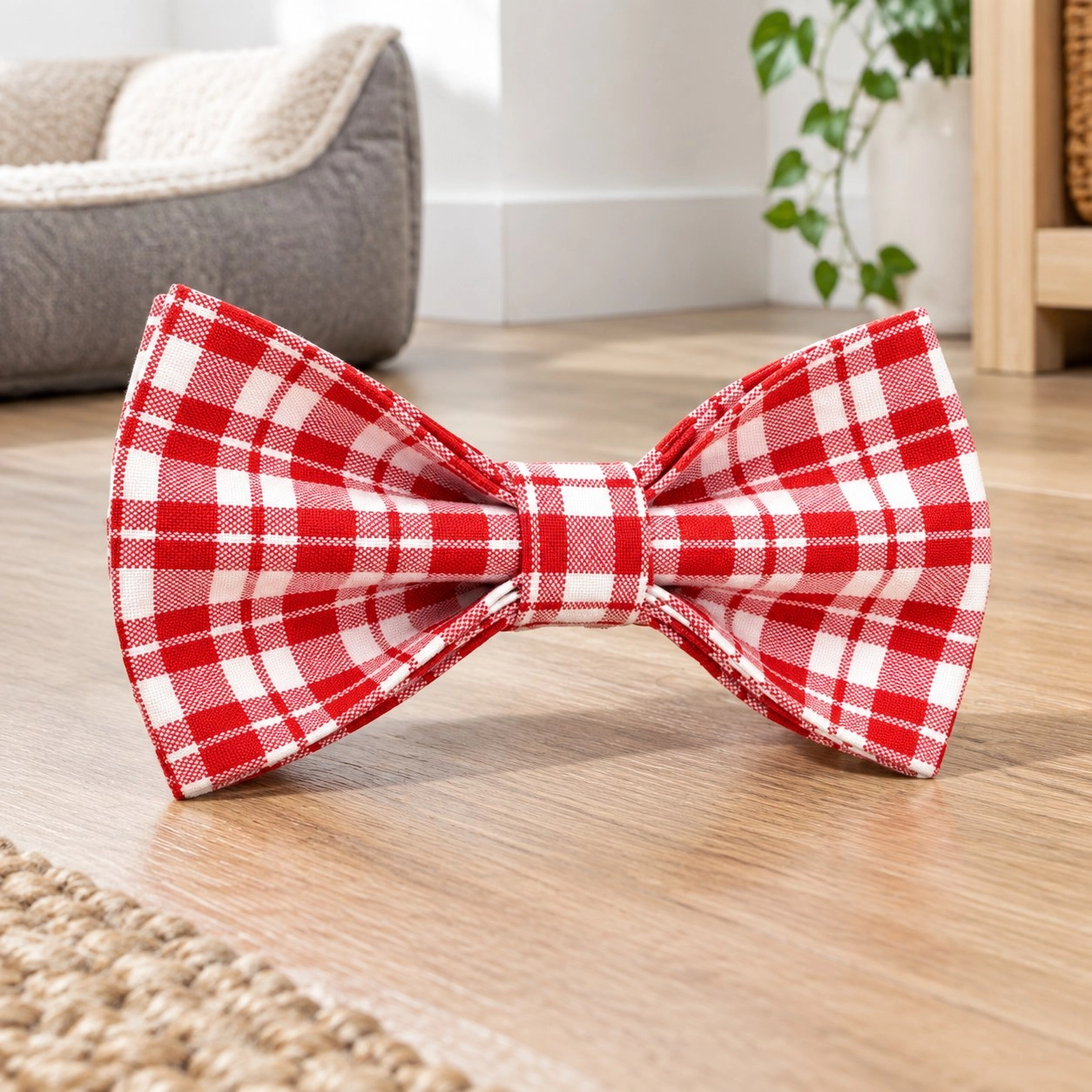 Pawsome Pets New York Nœud papillon - Rayures rouges — Vêtements pour chiens