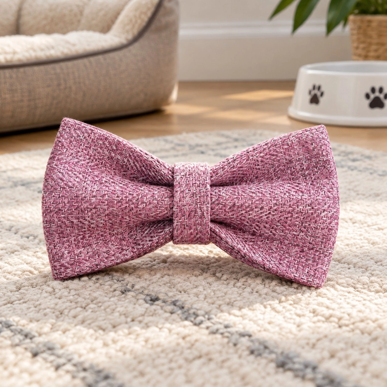 Pawsome Pets New York Nœud papillon - Rose framboise — Vêtements pour chiens