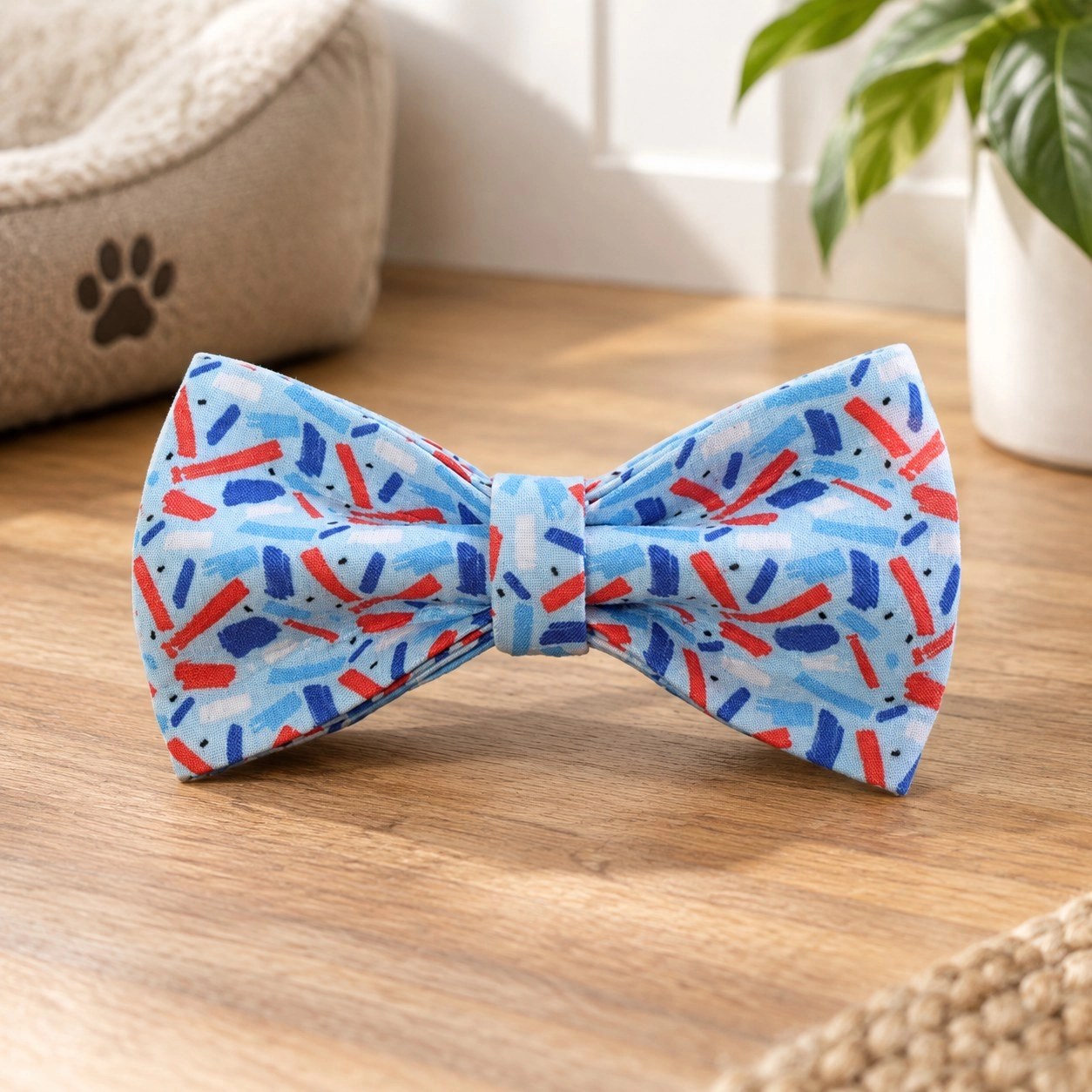 Bowtie - Sky blue — Bandanas, bows and coats
