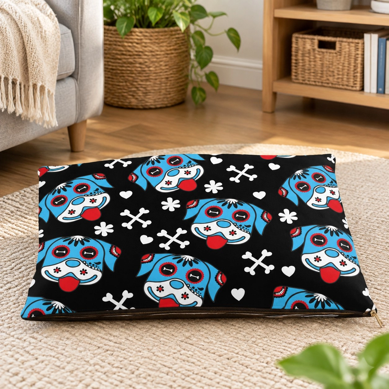 Gooten Couchages pour chien Day of the Dog Blue — Paniers et caisses