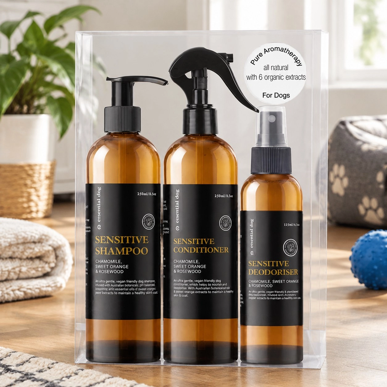 Essential Dog Pack cadeau toilettage pour chien - Peau sensible (Édition limitée)