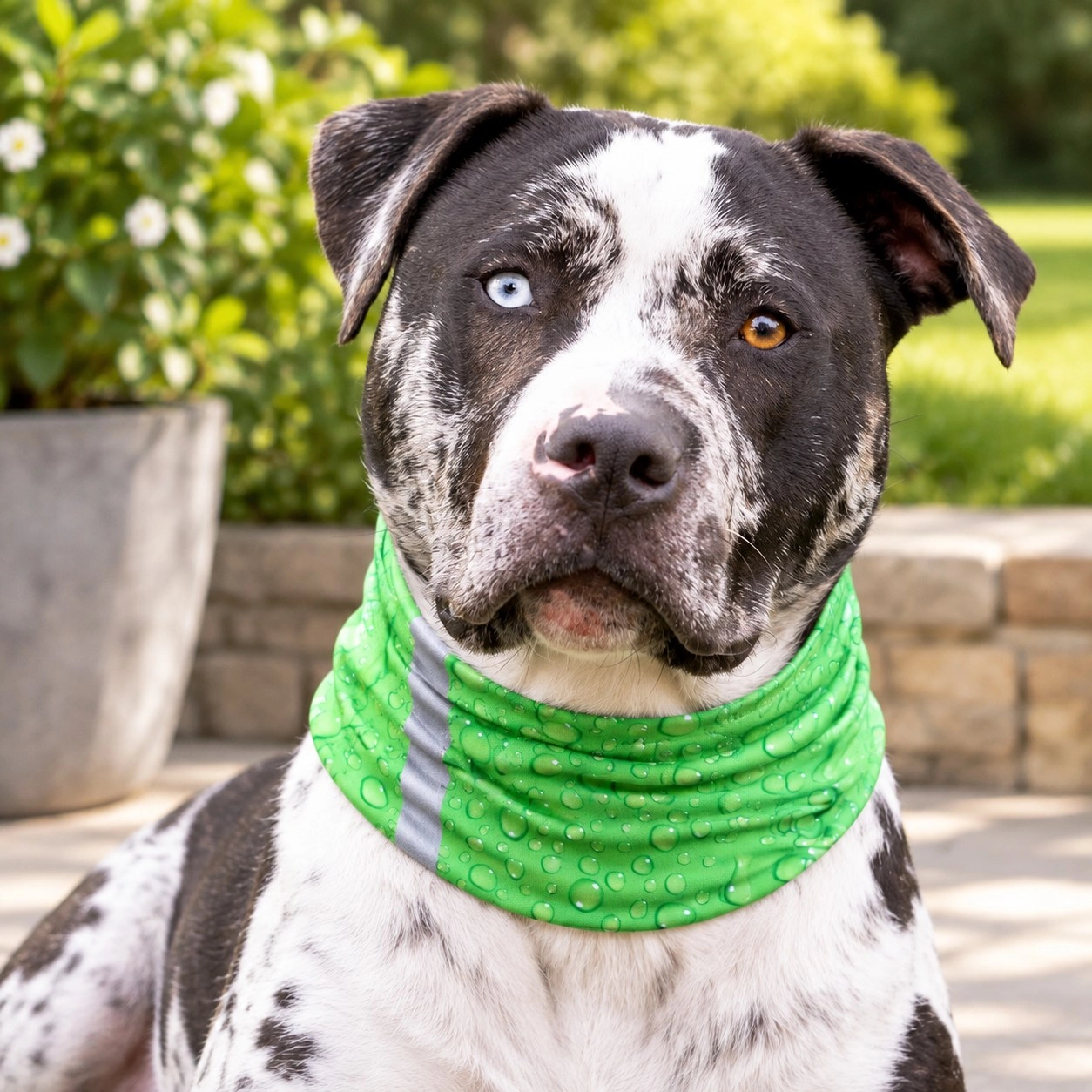 Pup Scruffs Tour de cou pour chien Drops of LIME — Vêtements pour chiens