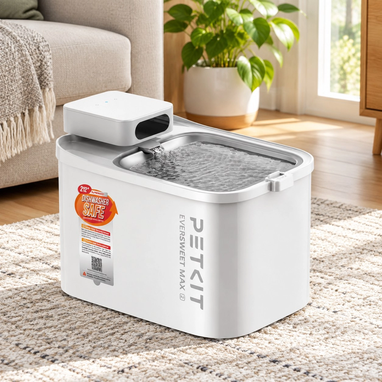 Petkit Europe Fontaine à eau pour animaux EverSweet Max 2 — Gamelles, distributeurs et fontaines
