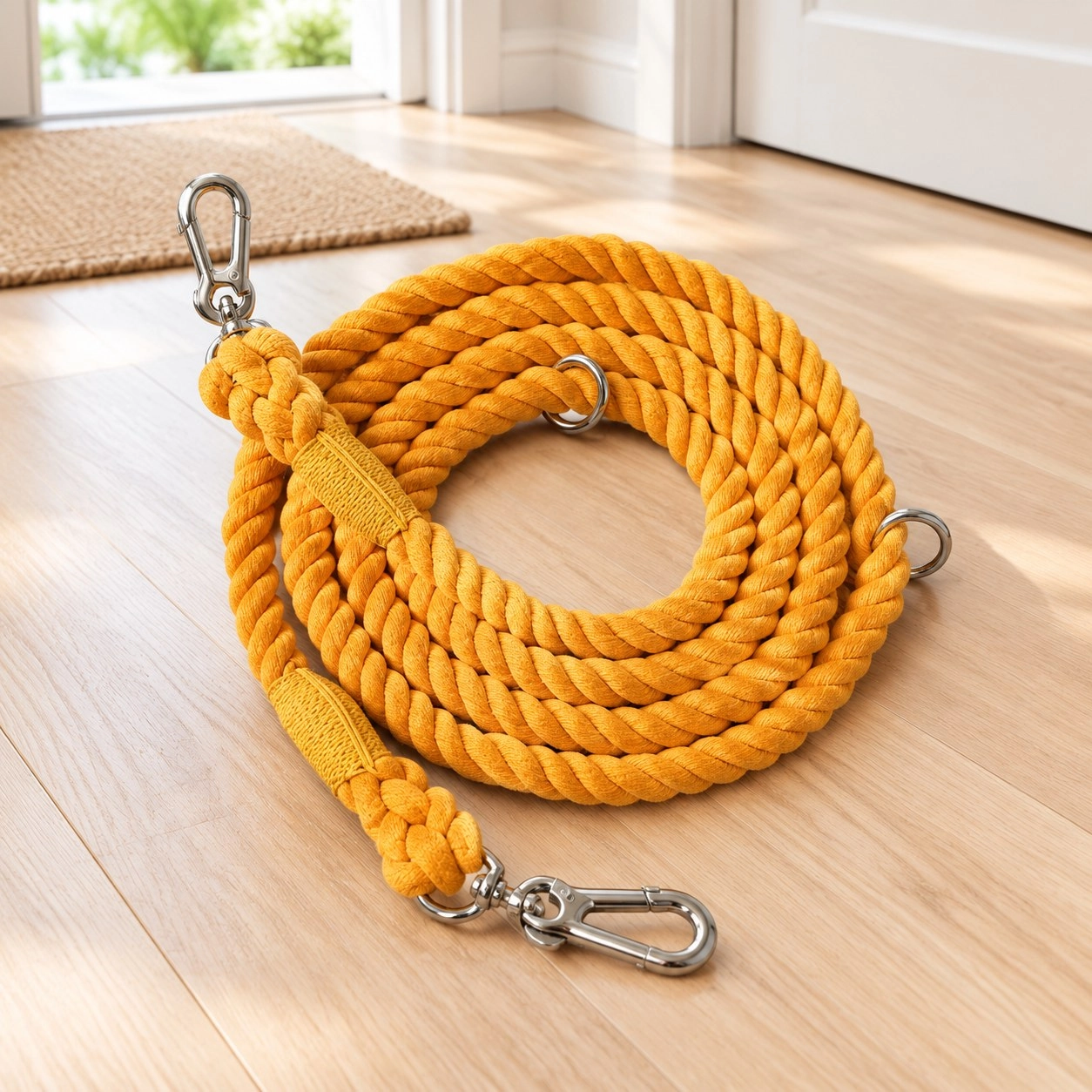 Pawsome Pets New York Laisse en corde mains libres pour chien - Automne — Colliers, laisses et harnais