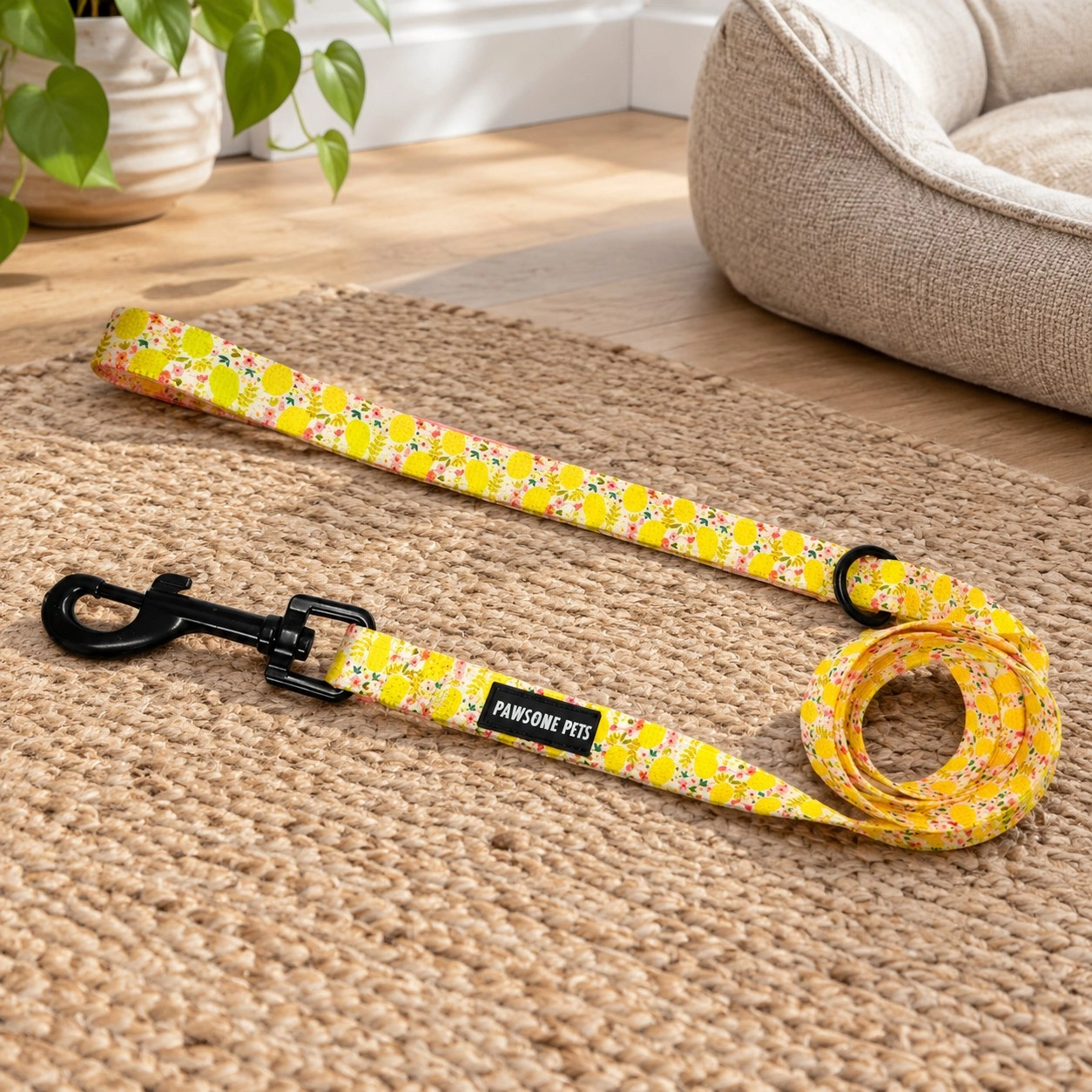 Pawsome Pets New York Laisse - Oh my lemon — Colliers, laisses et harnais
