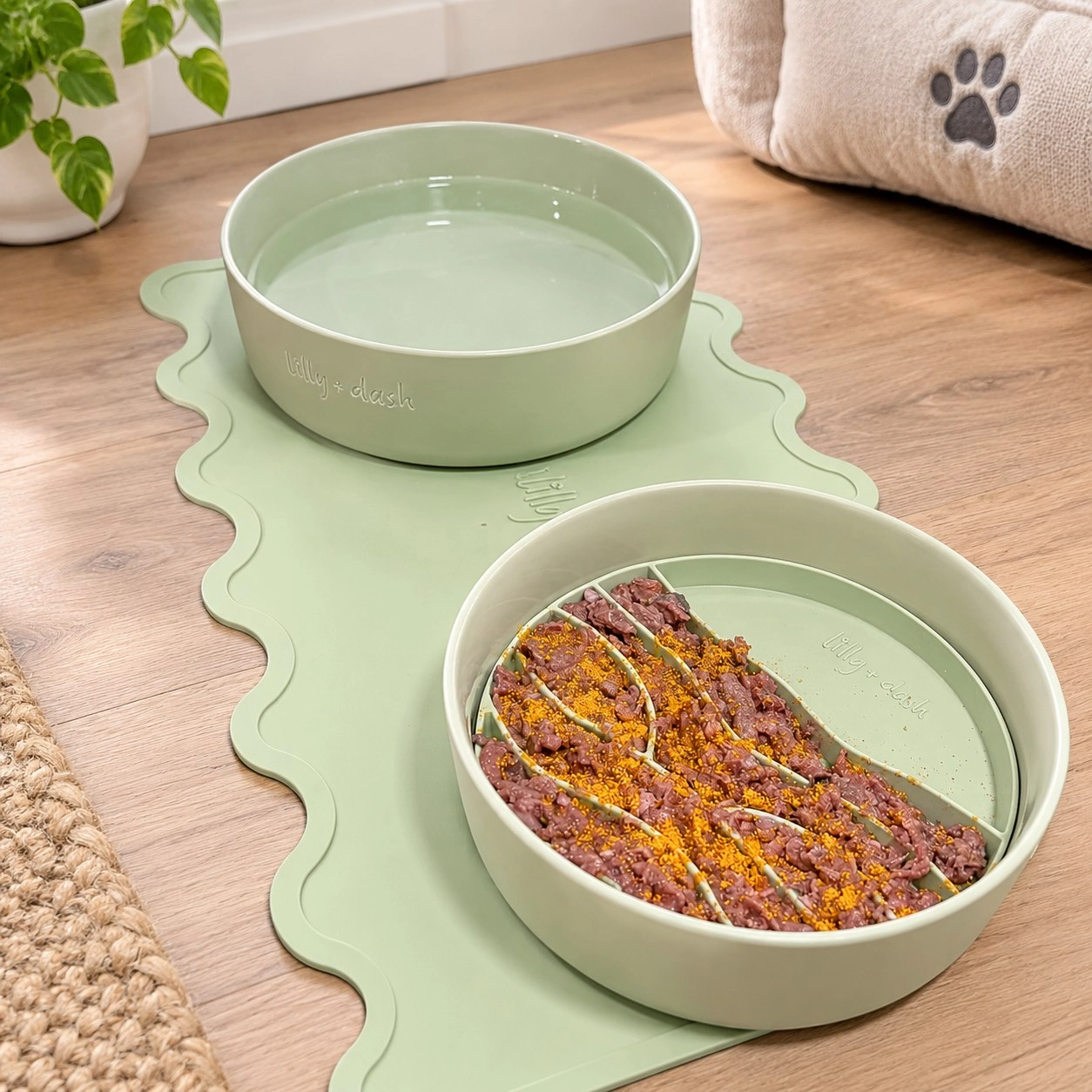 Lilly+Dash Inserts de tapis lécheur — Paniers et caisses