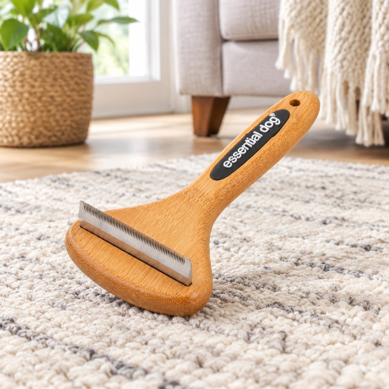 Essential Dog Outil de démêlage en bambou naturel : Chiens & Chats — Toilettage