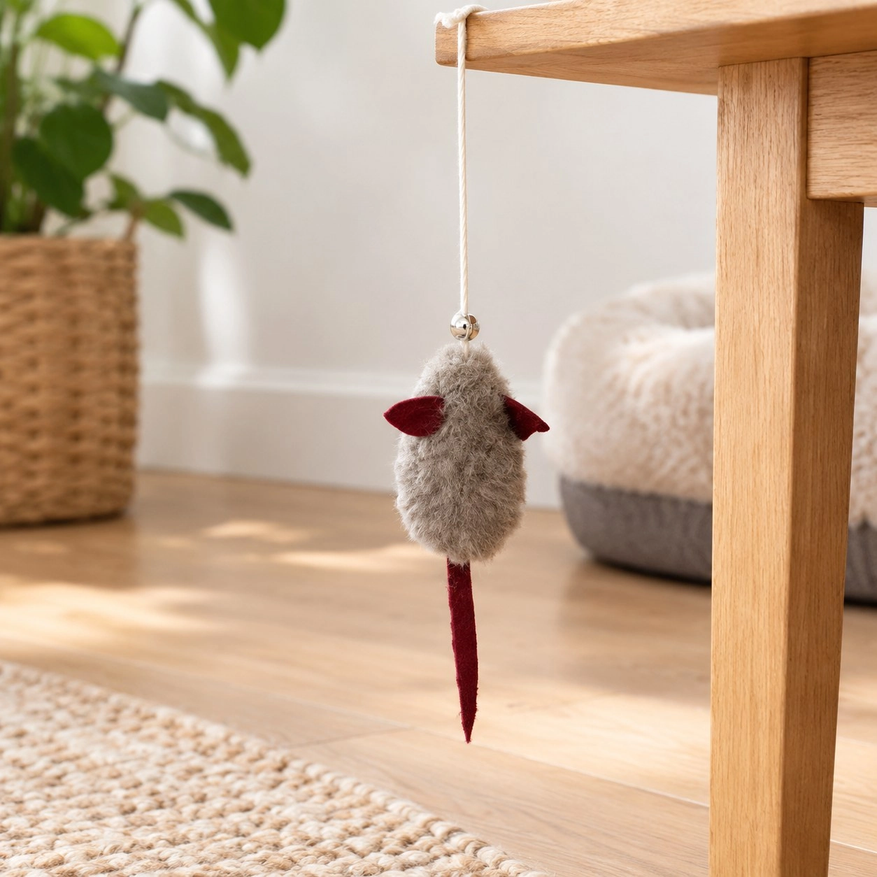Mellow Pet Store Jouet pour chat en laine naturelle : Souris