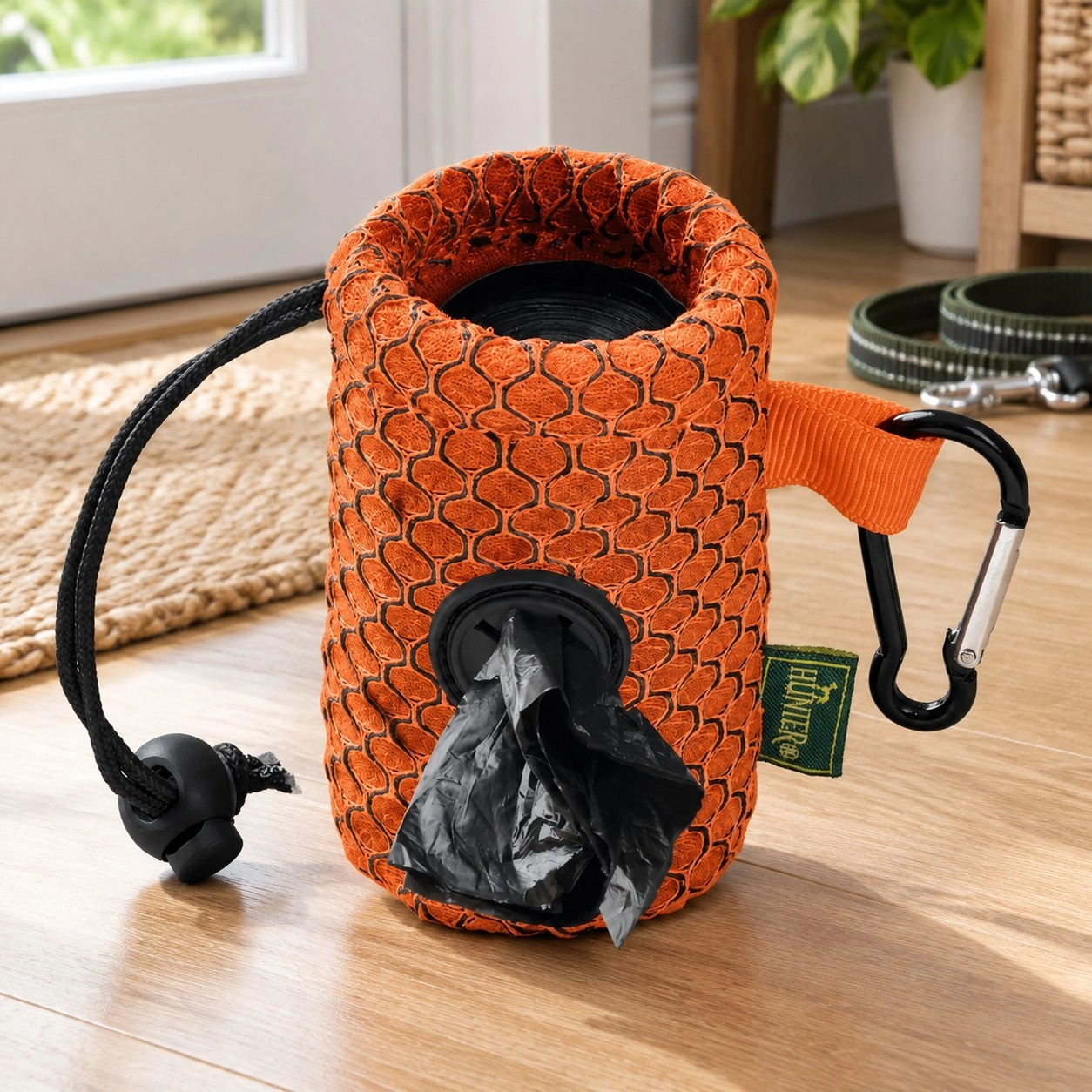 Pet Bag Dispenser Hunter Orange sac porte-sac Leggings — Colliers, laisses et harnais