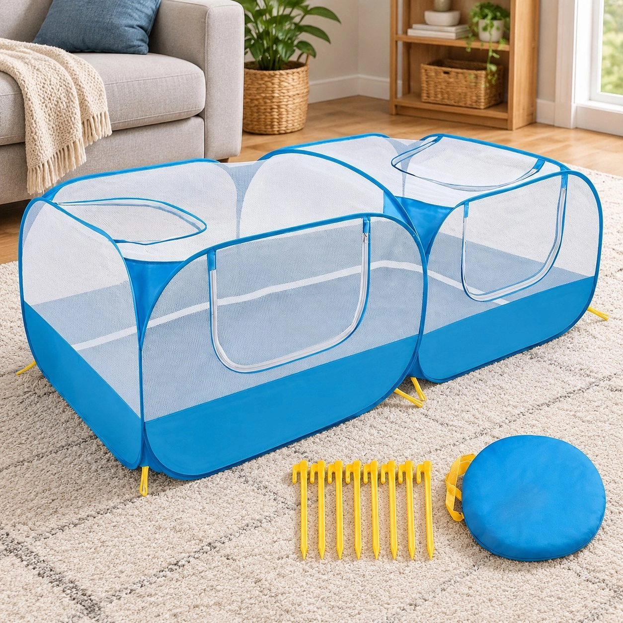 Tm Enclos pour animaux portable en cage extérieure