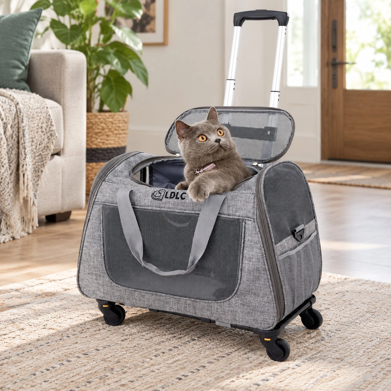 Tm Sac de transport à roulettes avec roues amovibles — Caisses de transport et sacs à dos