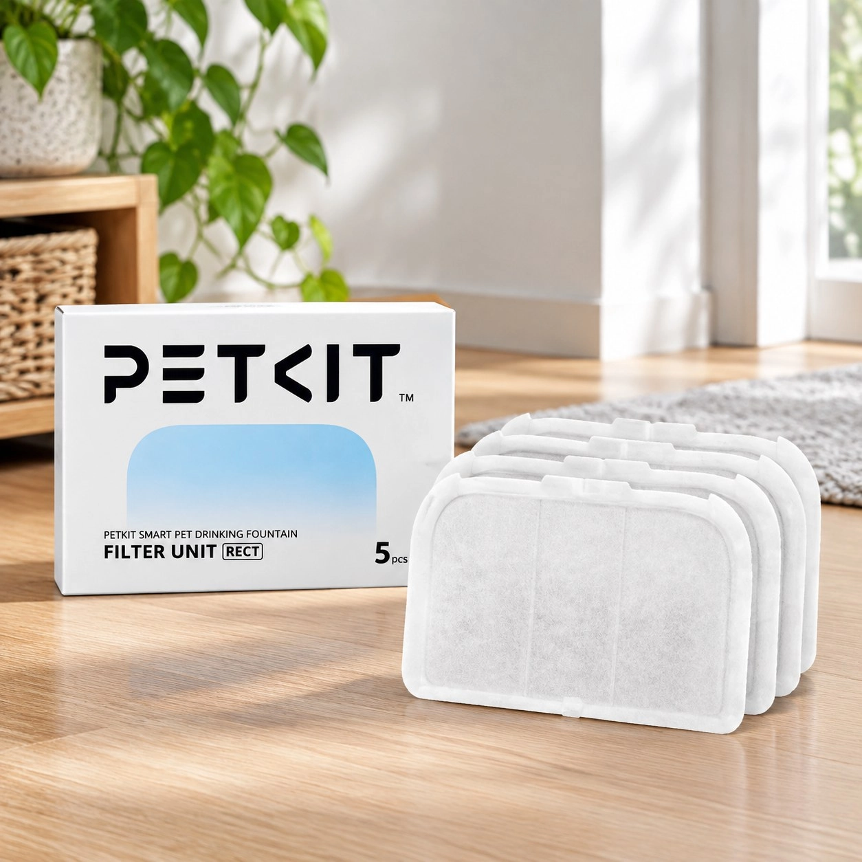 Petkit Europe PETKIT Unité de filtre RECT 5.0 | 5 pcs