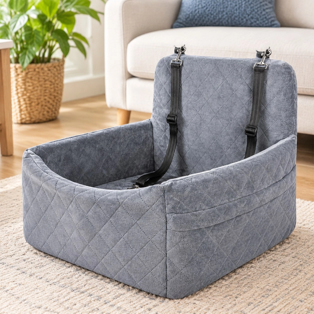 Tm Siège Auto Portable pour Chien avec Sangle de Sécurité — Sacs de transport, sièges auto et sacs de voyage