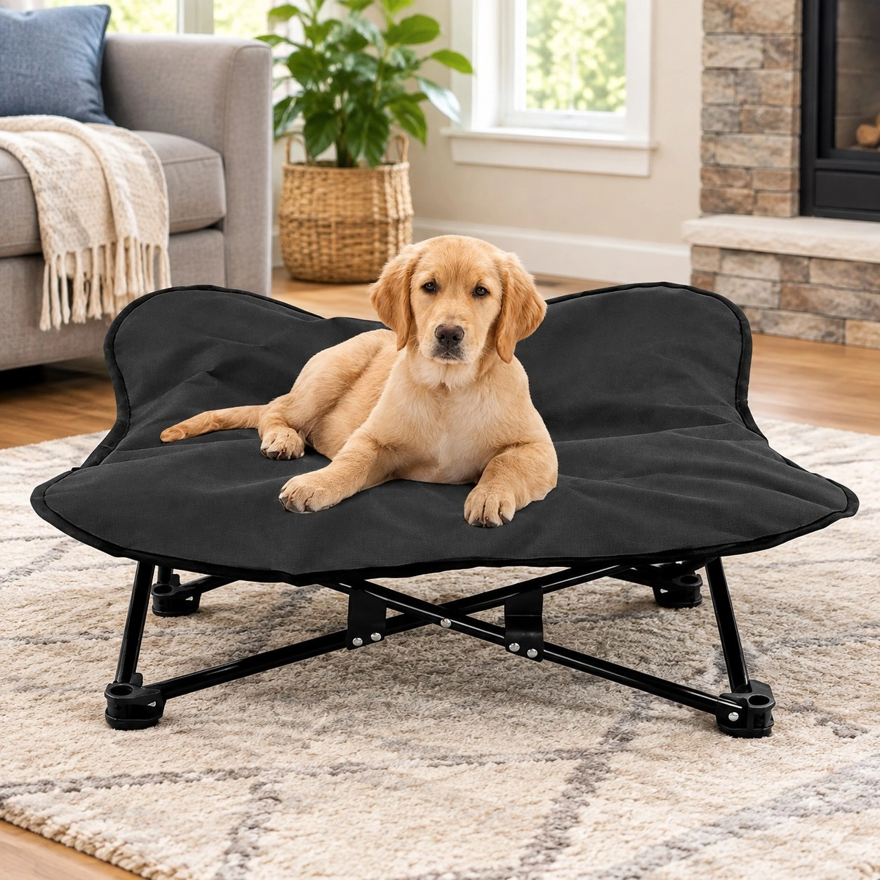 Tm Lit surélevé portable pour chien pour tous les chiens — Paniers et caisses