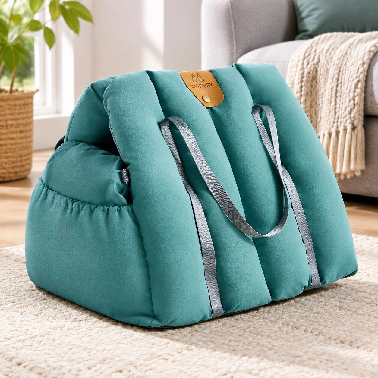 Tm Siège auto portable pour animaux & Lit de voyage pour petits animaux — Sacs de transport, sièges auto et sacs de voyage