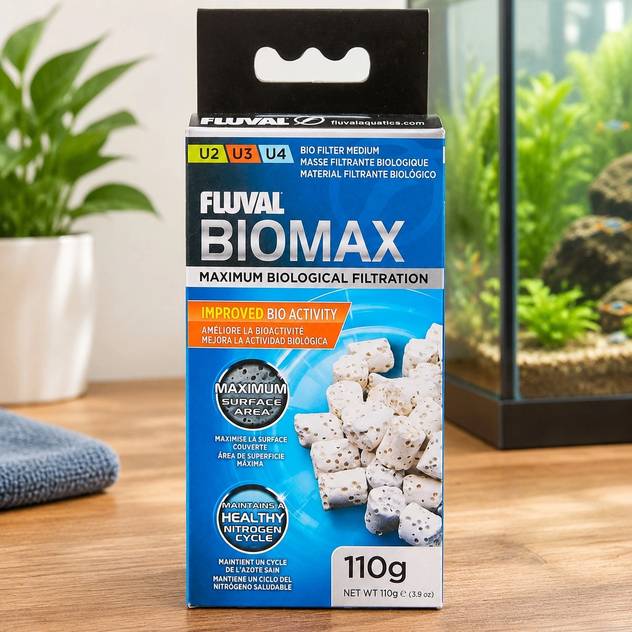 Purificateur Fluval U Biomax 170 g — Filtres, chauffages et pompes