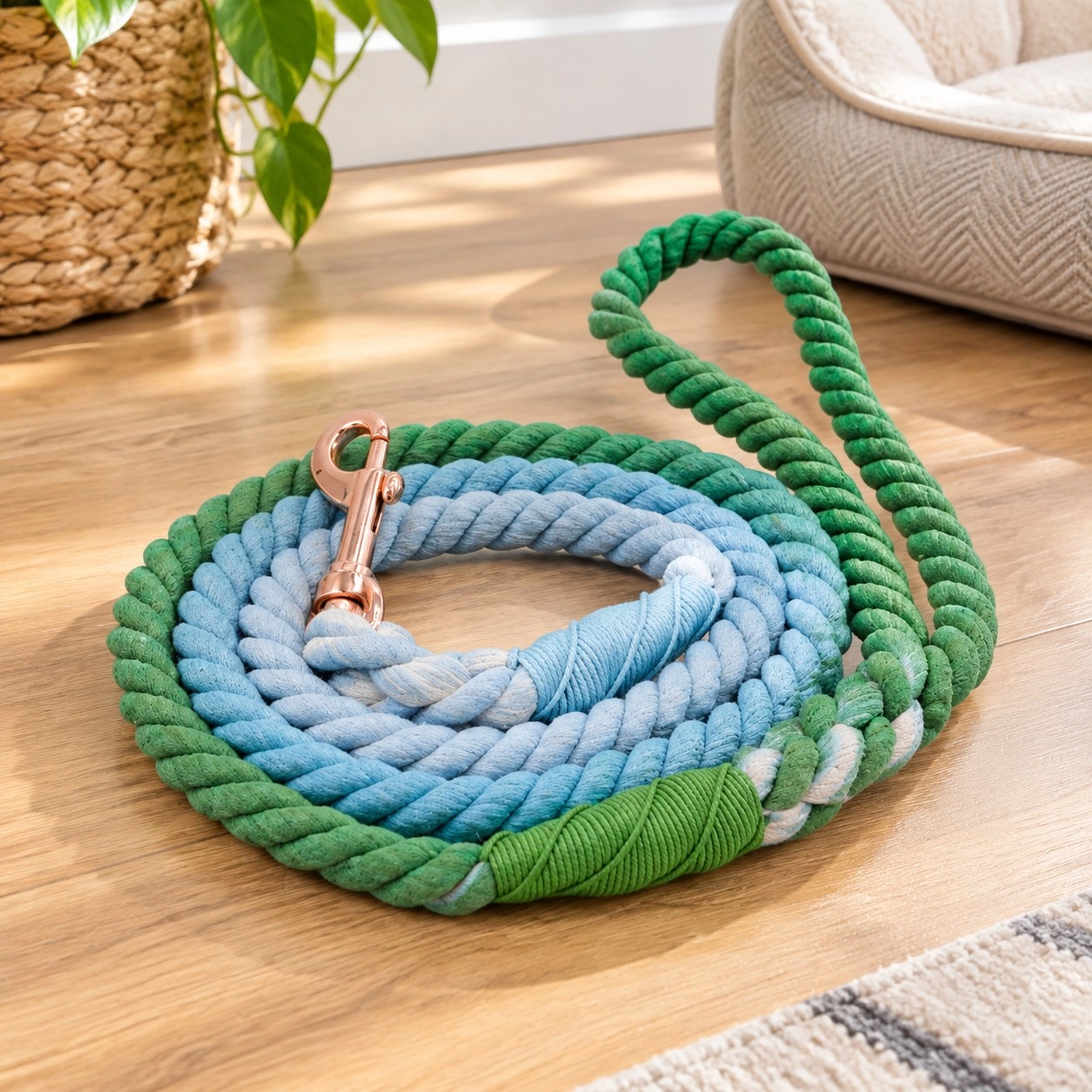 Pawsome Pets New York Laisse en corde - Cactus — Colliers, laisses et harnais