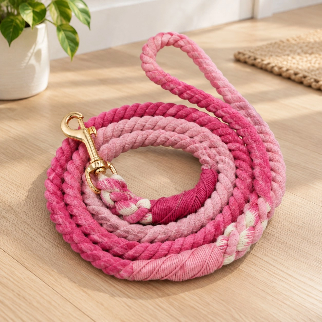 Pawsome Pets New York Laisse en corde - Cherry blossom — Colliers, laisses et harnais