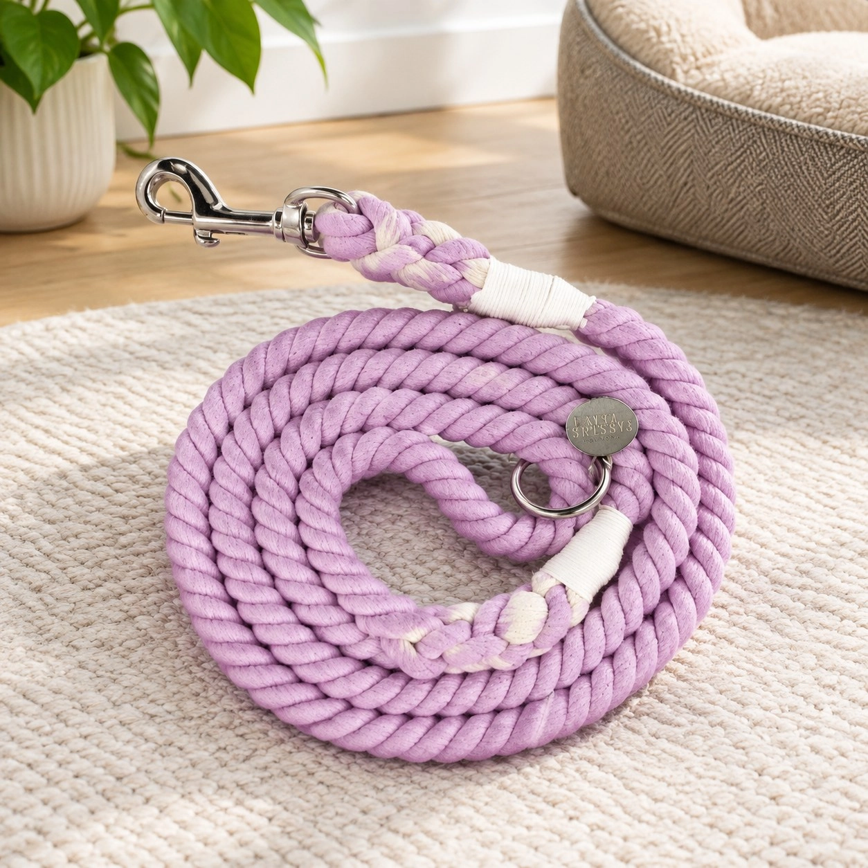 Pawsome Pets New York Laisse en corde - Lotus — Colliers, laisses et harnais