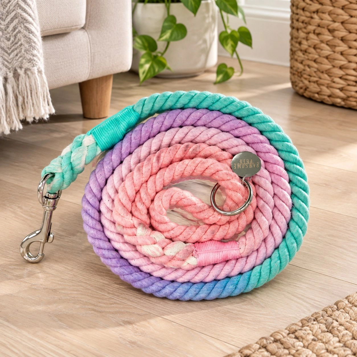 Pawsome Pets New York Laisse en corde - Mermaid — Colliers, laisses et harnais