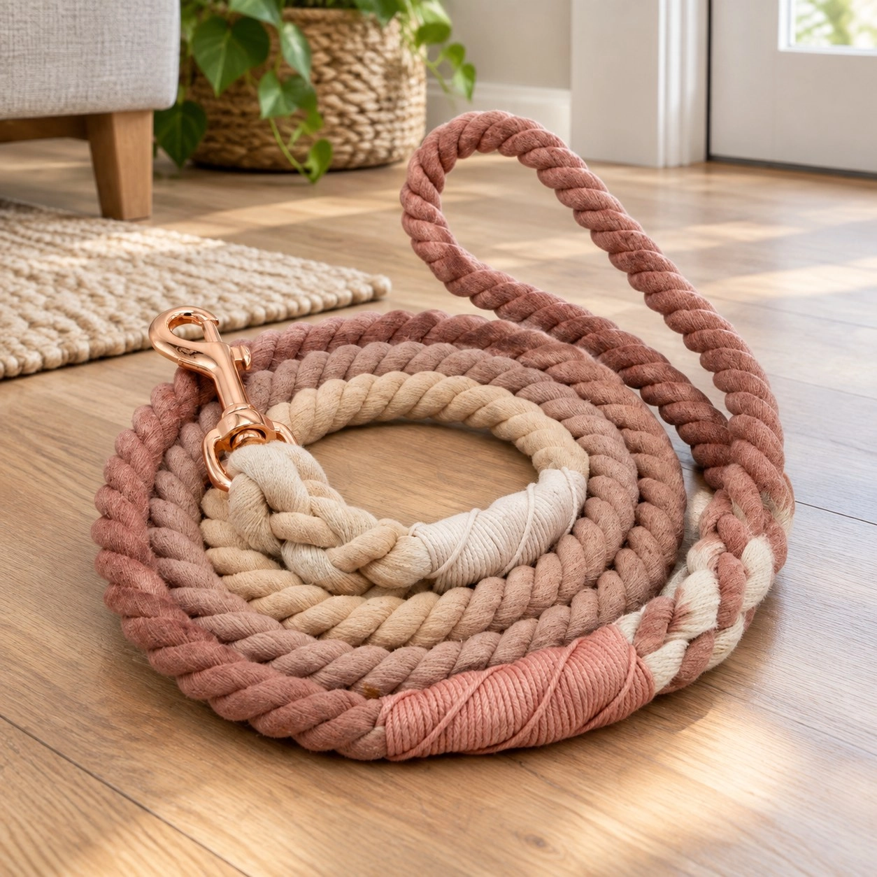Pawsome Pets New York Laisse en corde - Roots — Colliers, laisses et harnais
