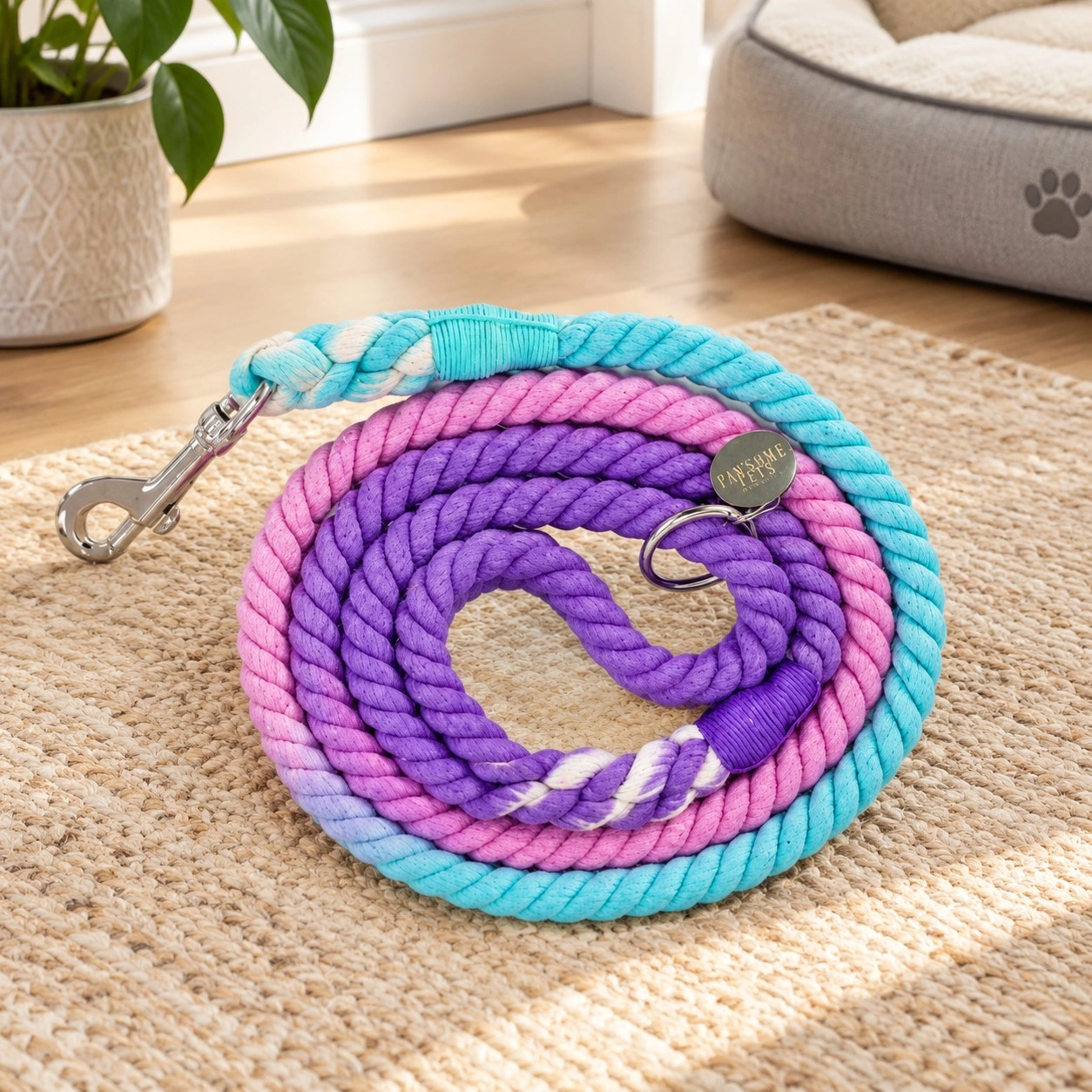 Pawsome Pets New York Laisse en corde - Sapphire — Colliers, laisses et harnais