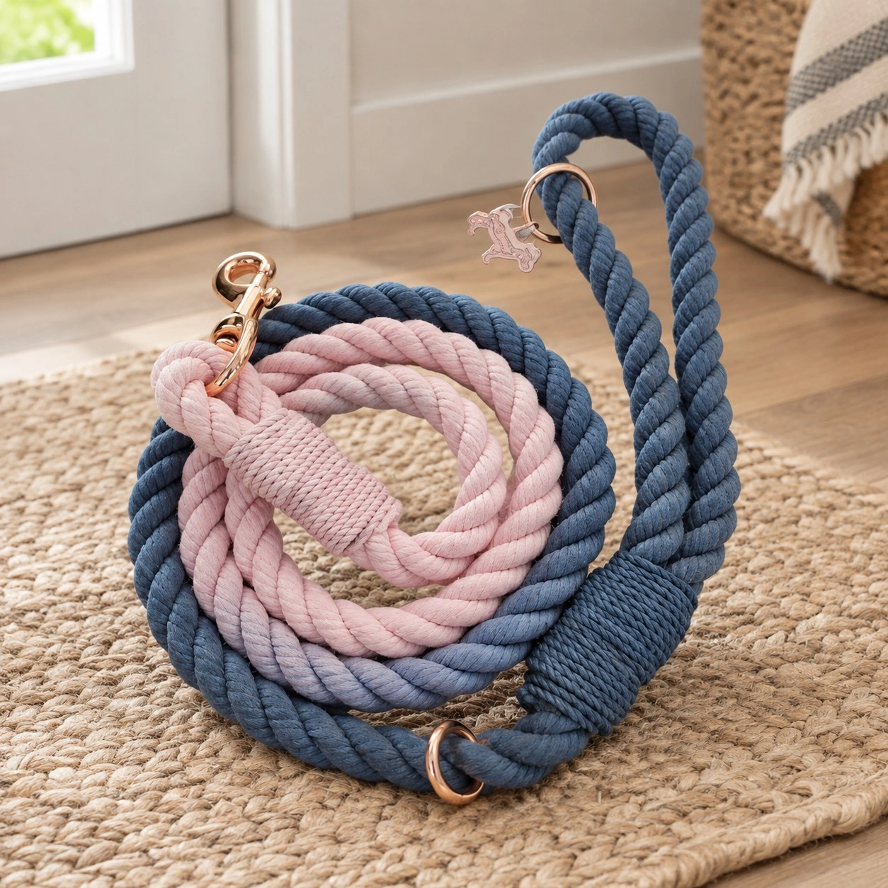 Pawsome Pets New York Laisse en corde - Scarlett — Colliers, laisses et harnais