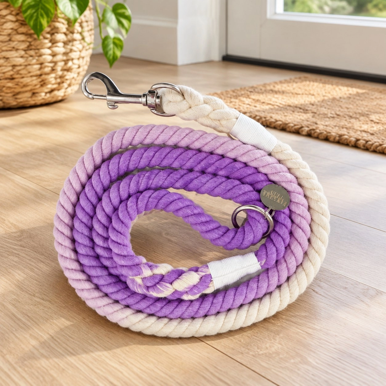 Pawsome Pets New York Laisse en corde - L'arc-en-ciel d'Ursula — Colliers, laisses et harnais