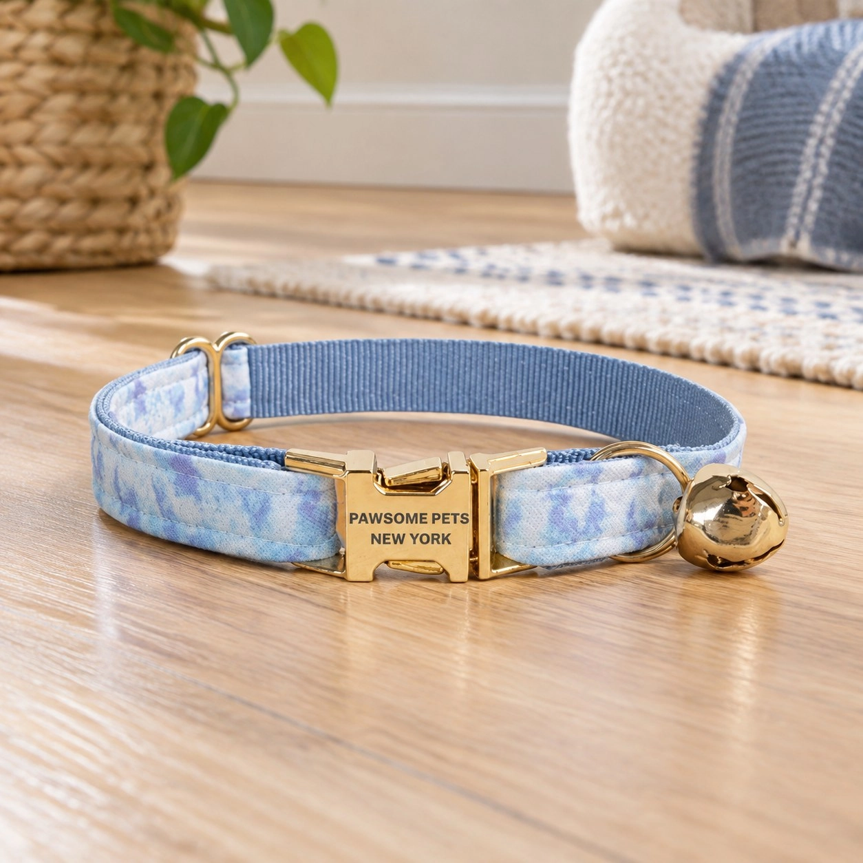 Pawsome Pets New York Collier pour petit chien & chat - Dutch blue