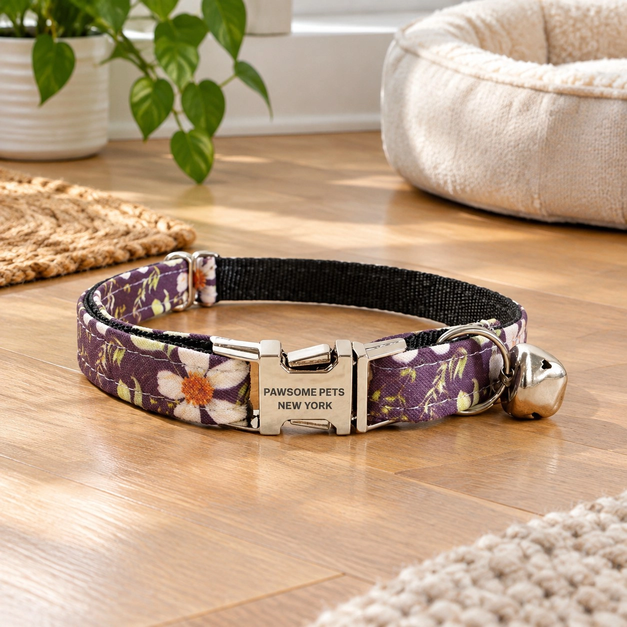 Pawsome Pets New York Collier pour chien et chat petite taille - Tournesol