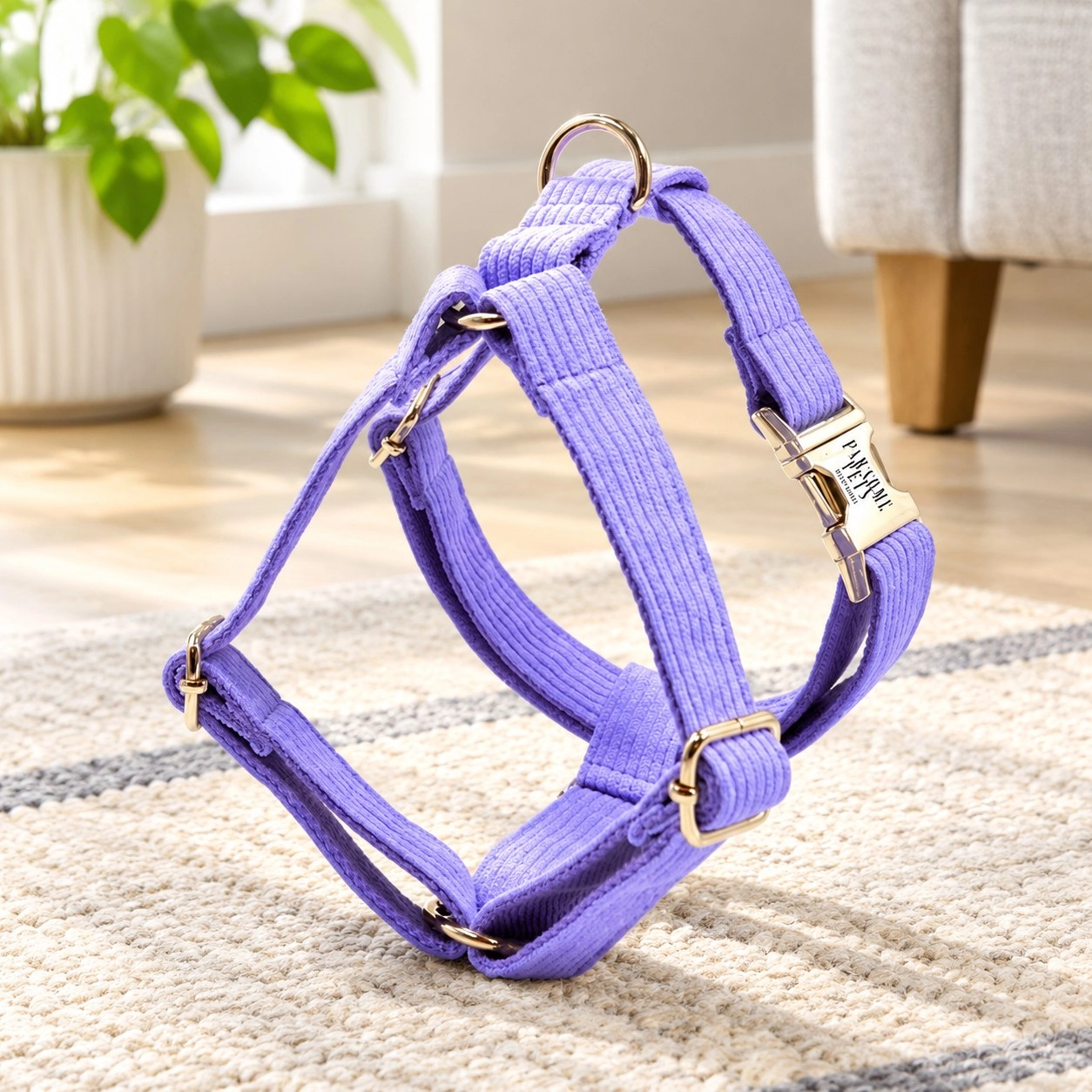 Pawsome Pets New York Harnais step-in - Violet vif — Colliers, laisses et harnais