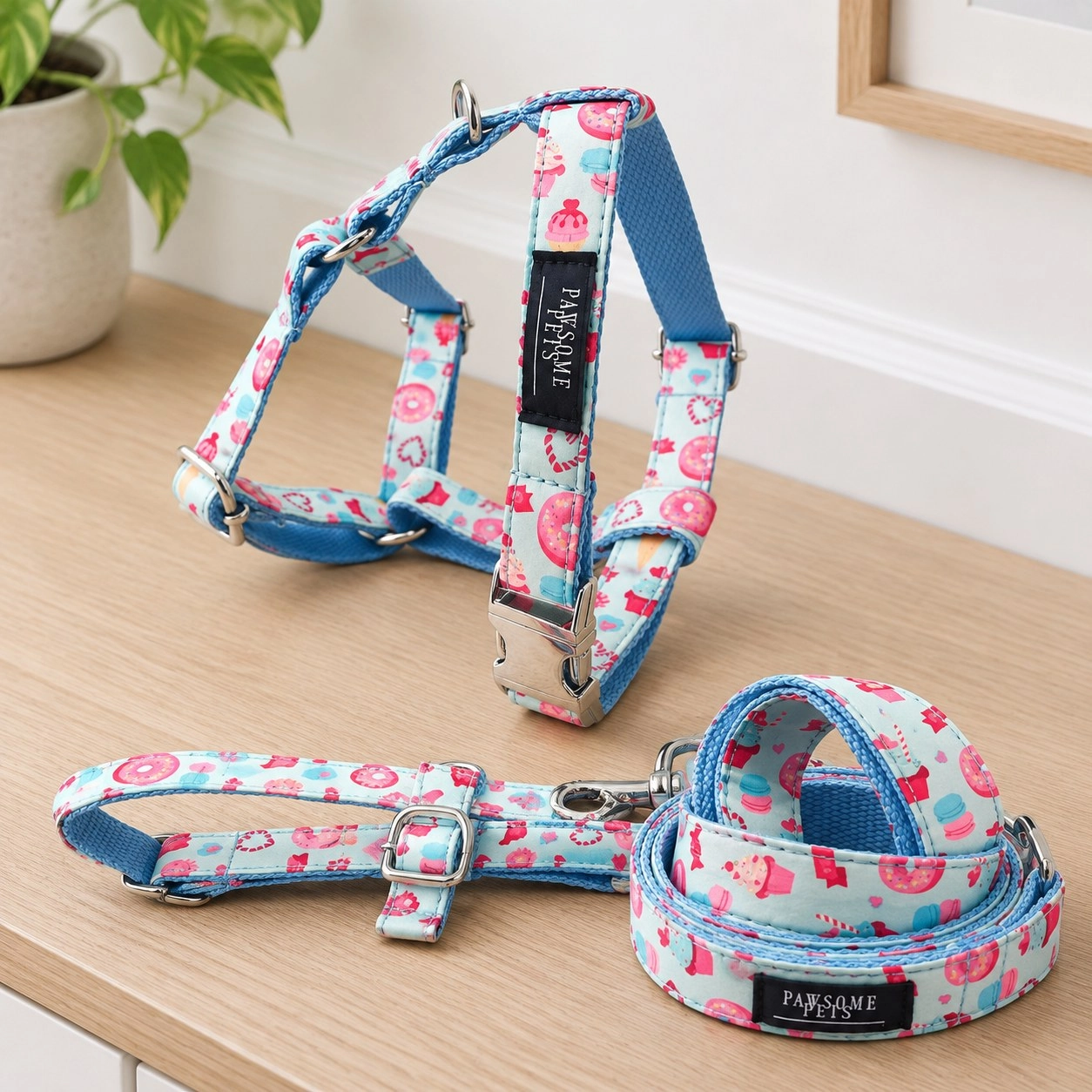 Pawsome Pets New York Harnais step-in - Donut donut — Colliers, laisses et harnais