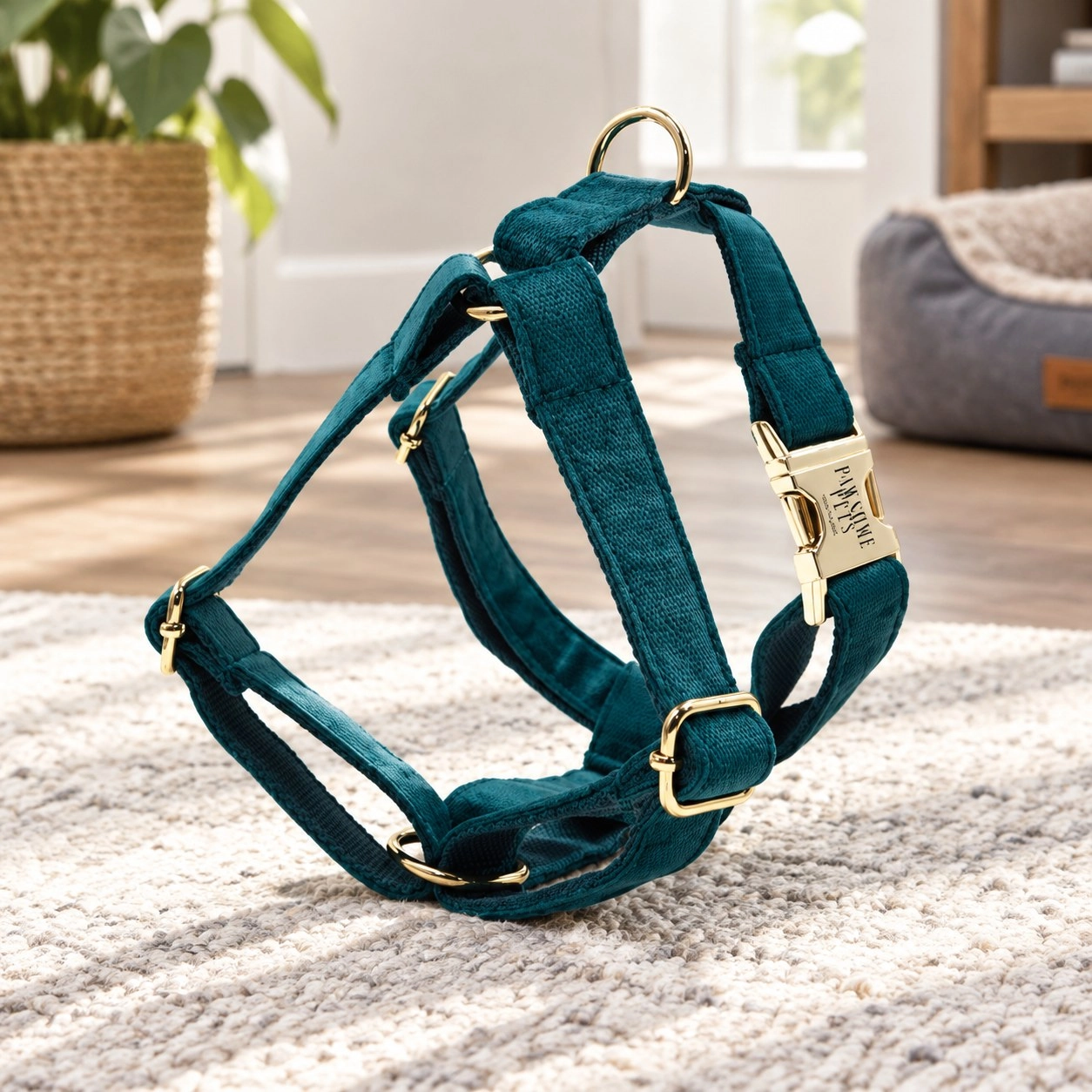 Pawsome Pets New York Harnais step-in - Émeraude — Colliers, laisses et harnais