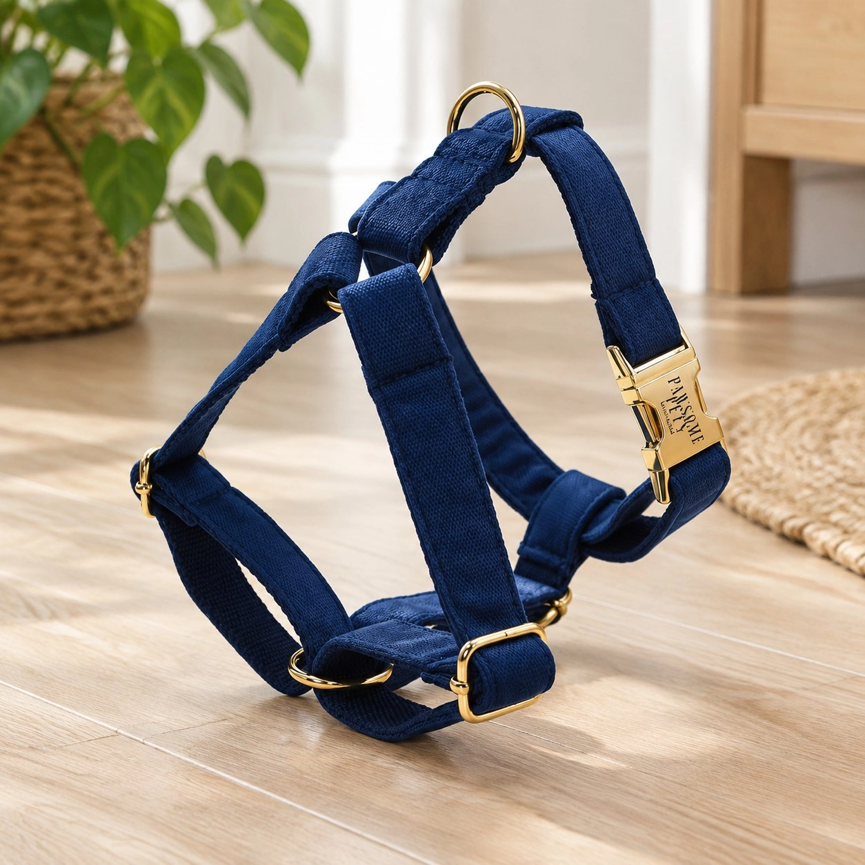 Pawsome Pets New York Harnais step-in - Bleu marine — Colliers, laisses et harnais