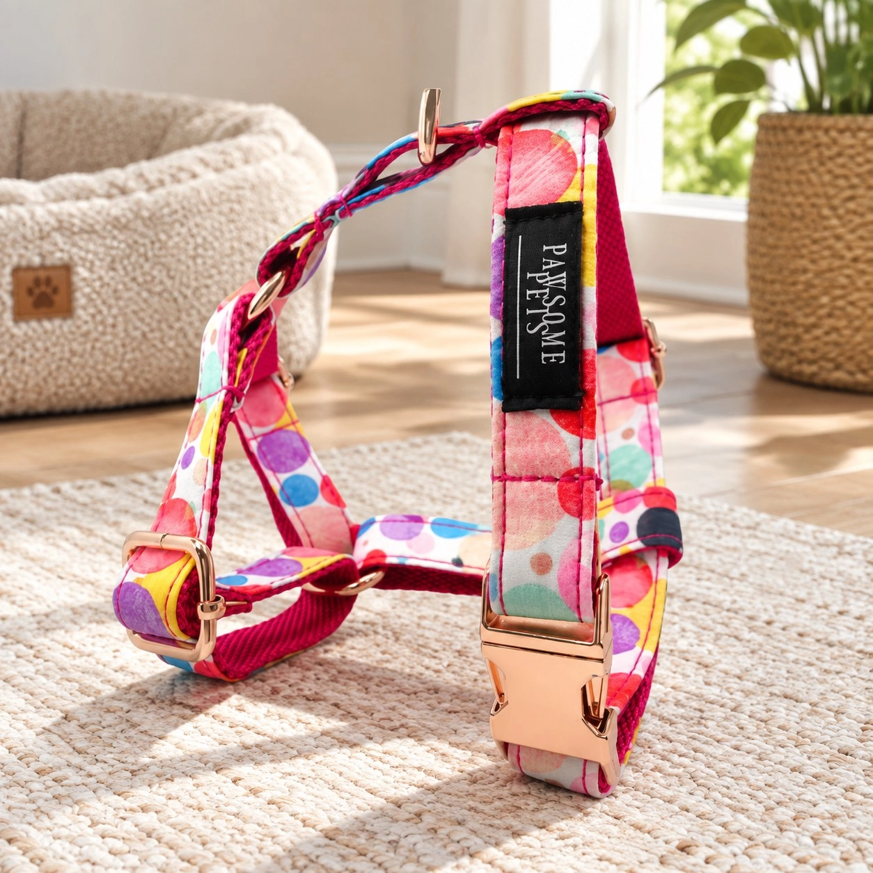 Pawsome Pets New York Harnais step-in - Oh my bubbles — Colliers, laisses et harnais
