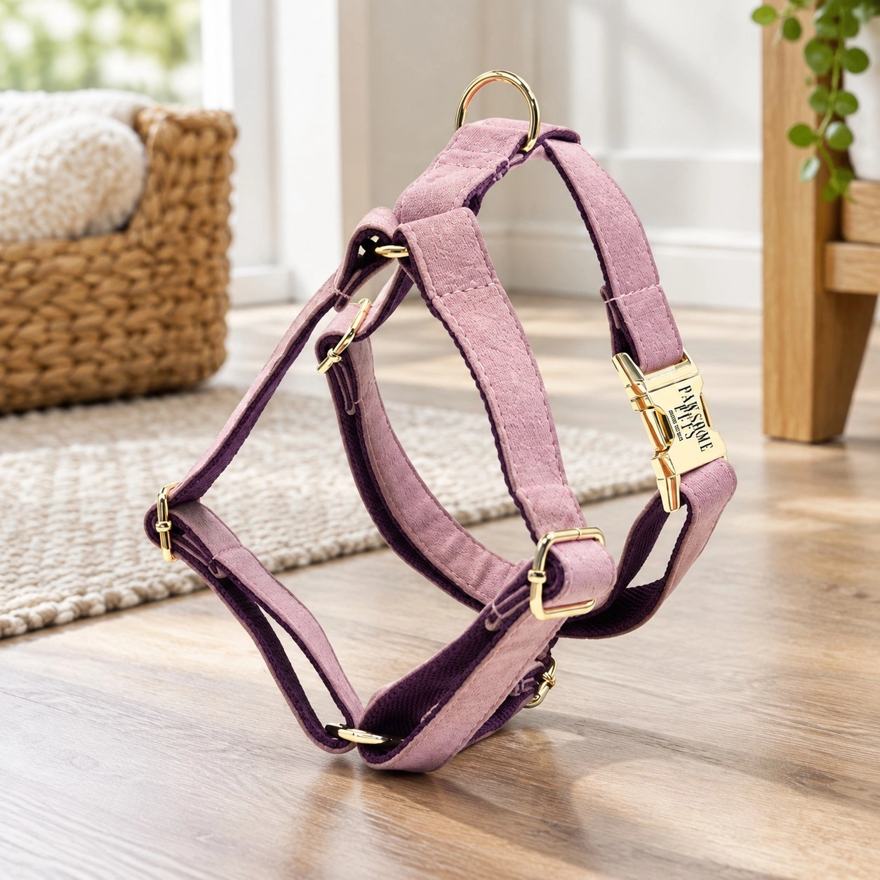 Pawsome Pets New York Harnais step-in - Rose — Colliers, laisses et harnais