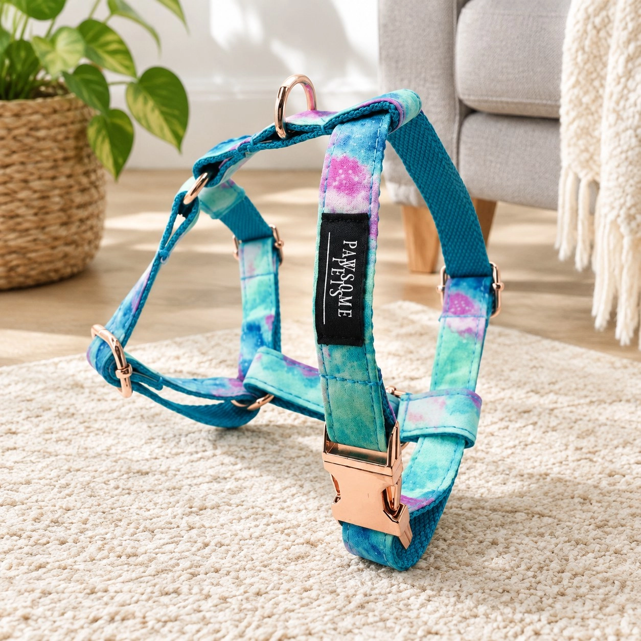 Step in harness - Sky — Collars, leads and harnesses